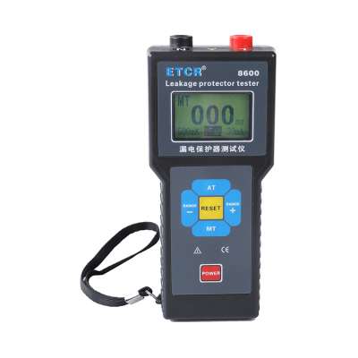 ETCR8600 Suitable for on-site detection of leakage and easy to carry leakage protector tester 15-500mA