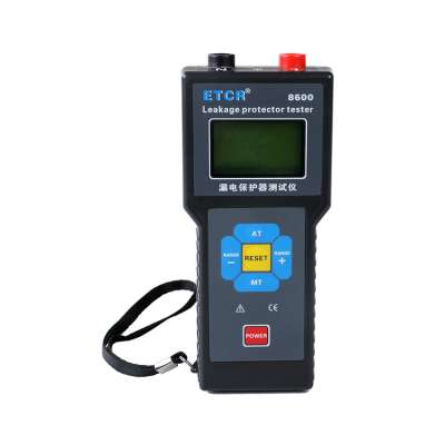 ETCR8600 Suitable for on-site detection of leakage and easy to carry leakage protector tester15-500mA