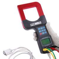 Clamp meter  large-caliber clamp-type leakage current meter simultaneous test display tong tester